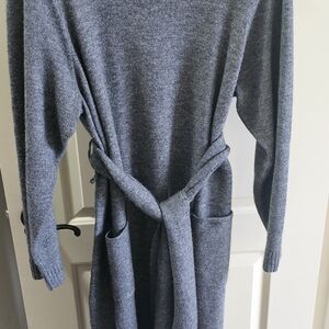 Lane Bryant Charcoal Long Sleeve Dress